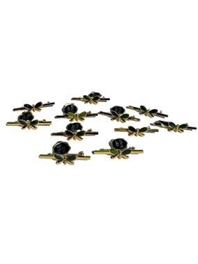Lot of 11 - New Old Stock JADE Brooch Pins - Vintage 1980s NOS Butterfly Pins